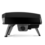 Side view of the Ooni koda 2 gas pizza oven in foundry black