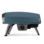 Side view of the Ooni koda 2 gas pizza oven in slate blue