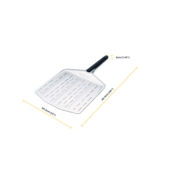 Ooni 12″ Perforated Pizza Peel - Ooni Europe | Click this image to open up the product gallery modal. The product gallery modal allows the images to be zoomed in on.