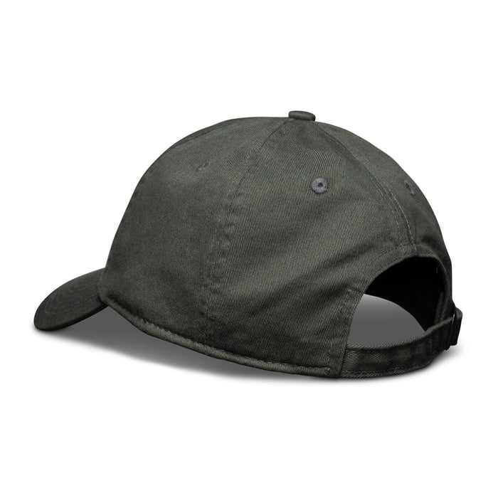 Ooni Badge Grey Low Profile Hat Back View | Click this image to open up the product gallery modal. The product gallery modal allows the images to be zoomed in on.
