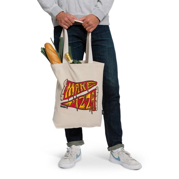 Make Pizza Slice Tote Bag - Ooni Europe | Click this image to open up the product gallery modal. The product gallery modal allows the images to be zoomed in on.
