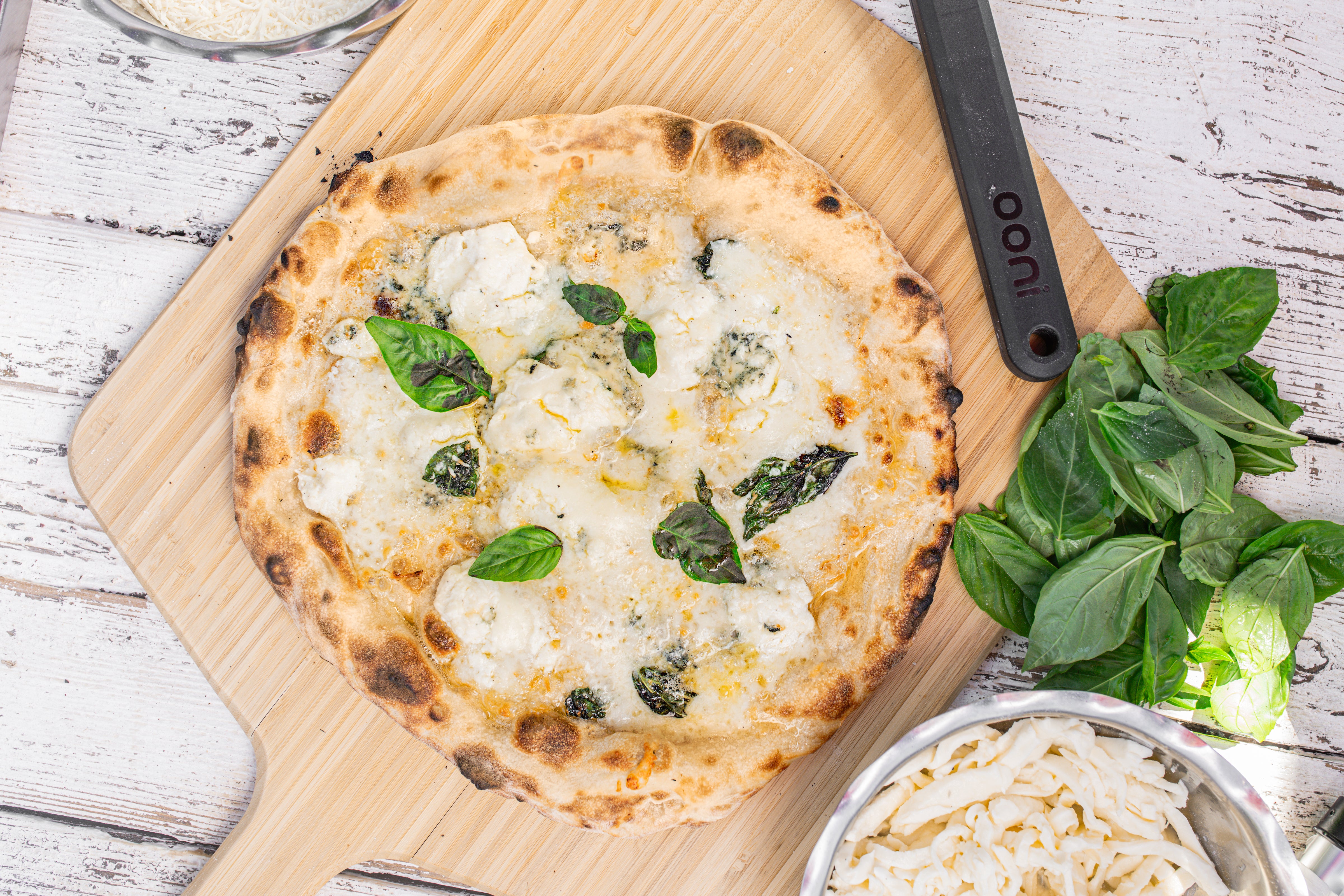 Attilio Bachetti’s Pizza Quattro Formaggi (Four Cheese Pizza) — Ooni Europe