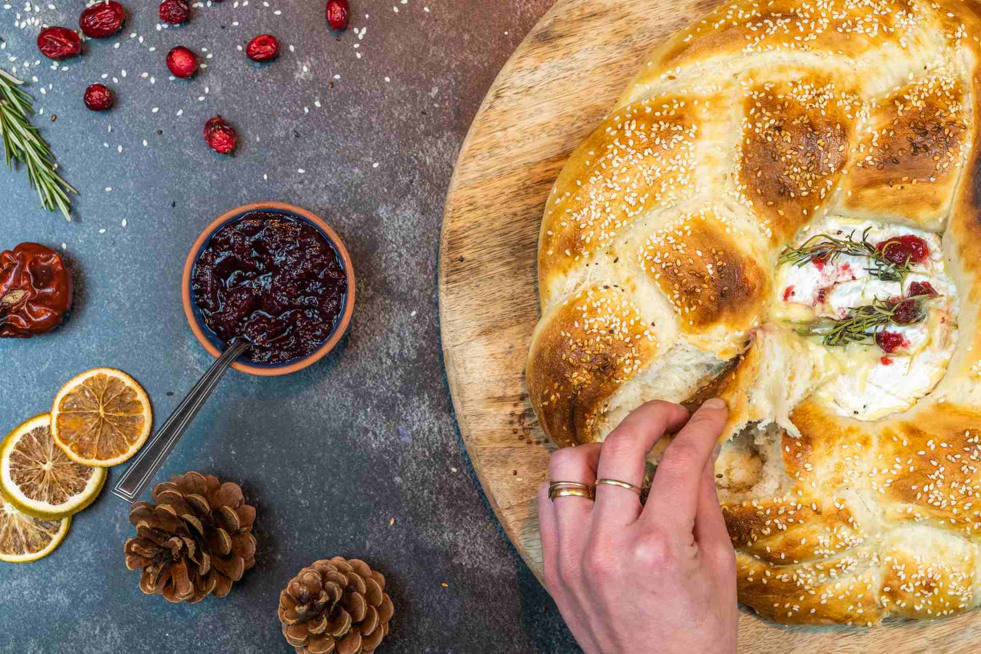 Christmas Bread Wreath Recipe | Pizza Wreath Ideas | Ooni EU — Ooni Europe