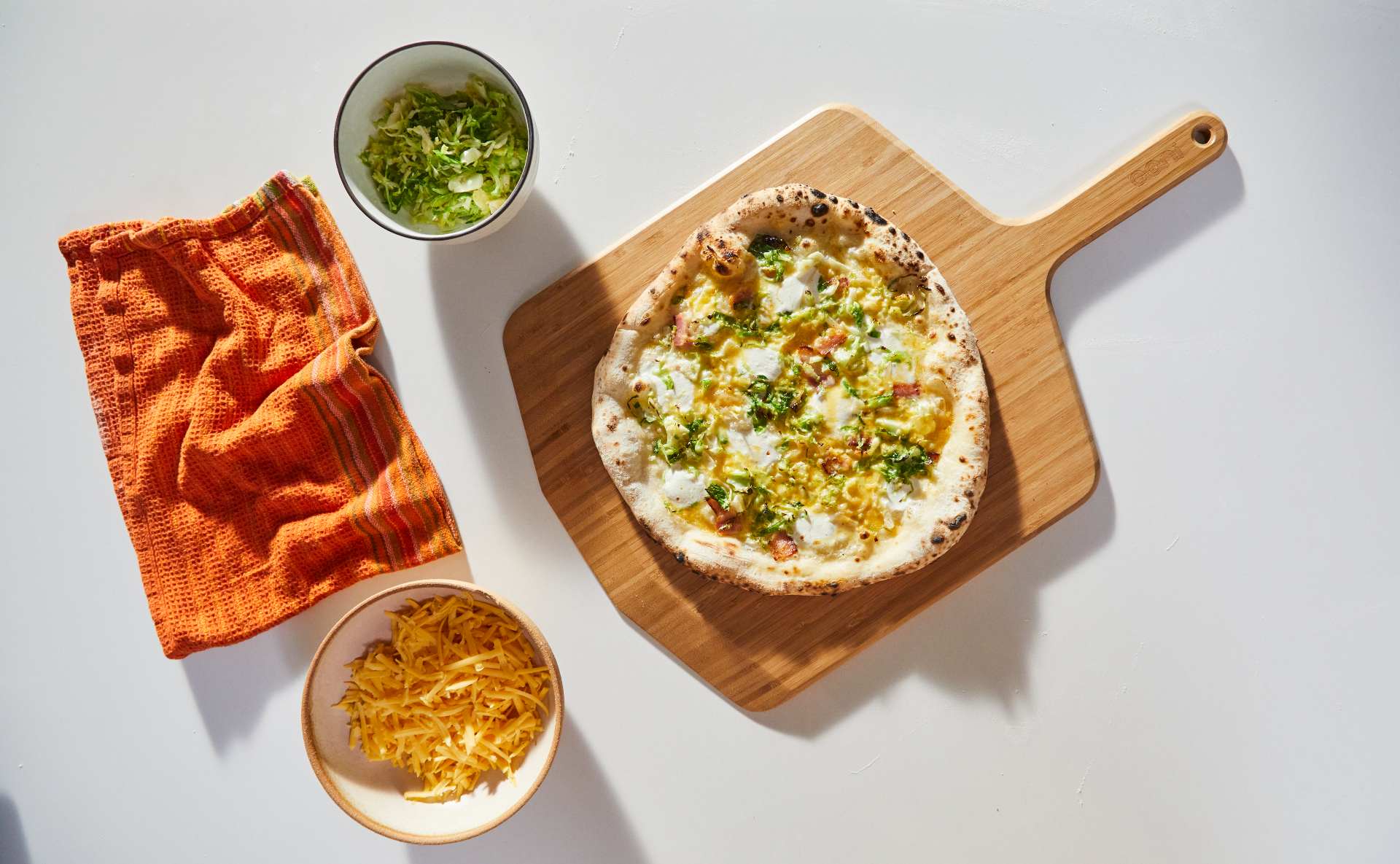 Brussels Sprouts Gratin Pizza — Ooni Europe