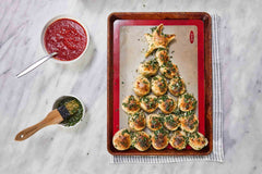 Stuffed Dough Ball Christmas Tree