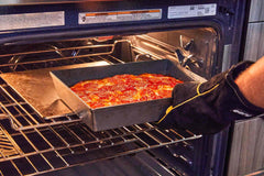 Detroit-style Pizza on the Ooni Pizza Steel 13