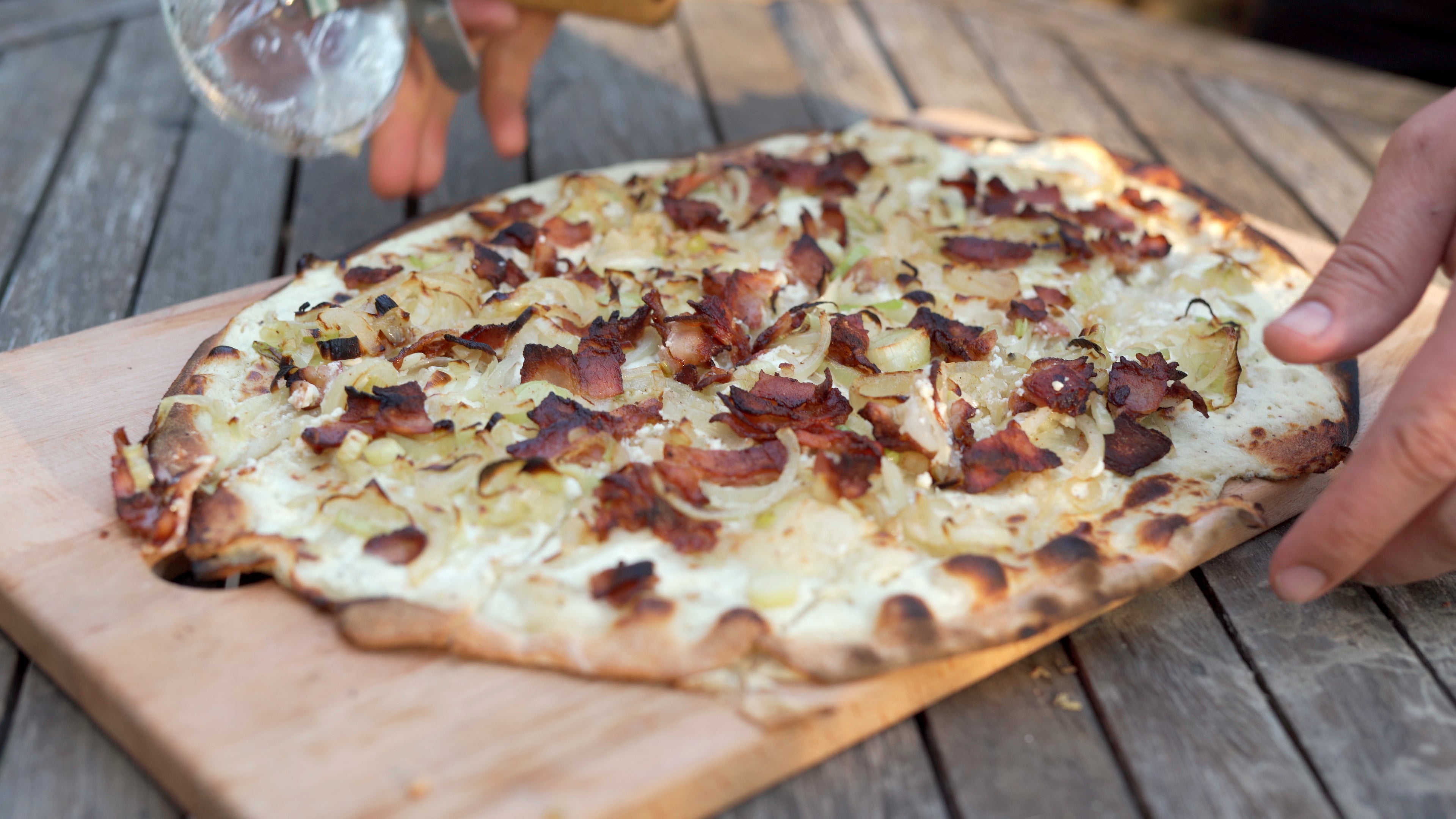 Flamchuken Flammkuchen (Flame Cake) Recipe — Ooni Europe