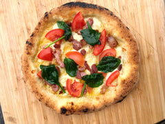 Bacon, Spinach & Tomato Pizza