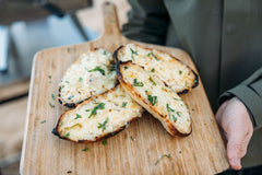 Leftover Pizza Dough? Make Bread/Cheesy Garlic Bread!