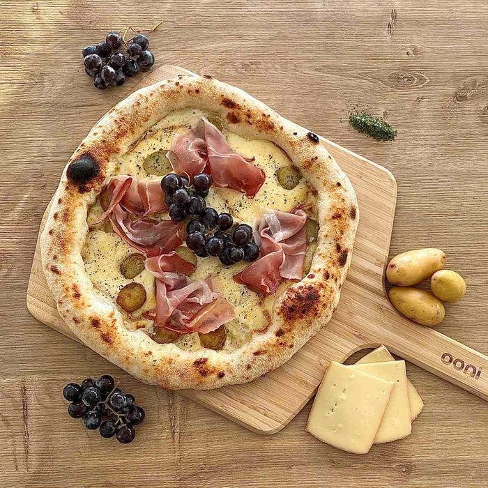 Creamy, Cheesy and Decadent French Raclette Pizza