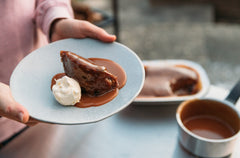 Flame-cooked Sticky Toffee Pudding