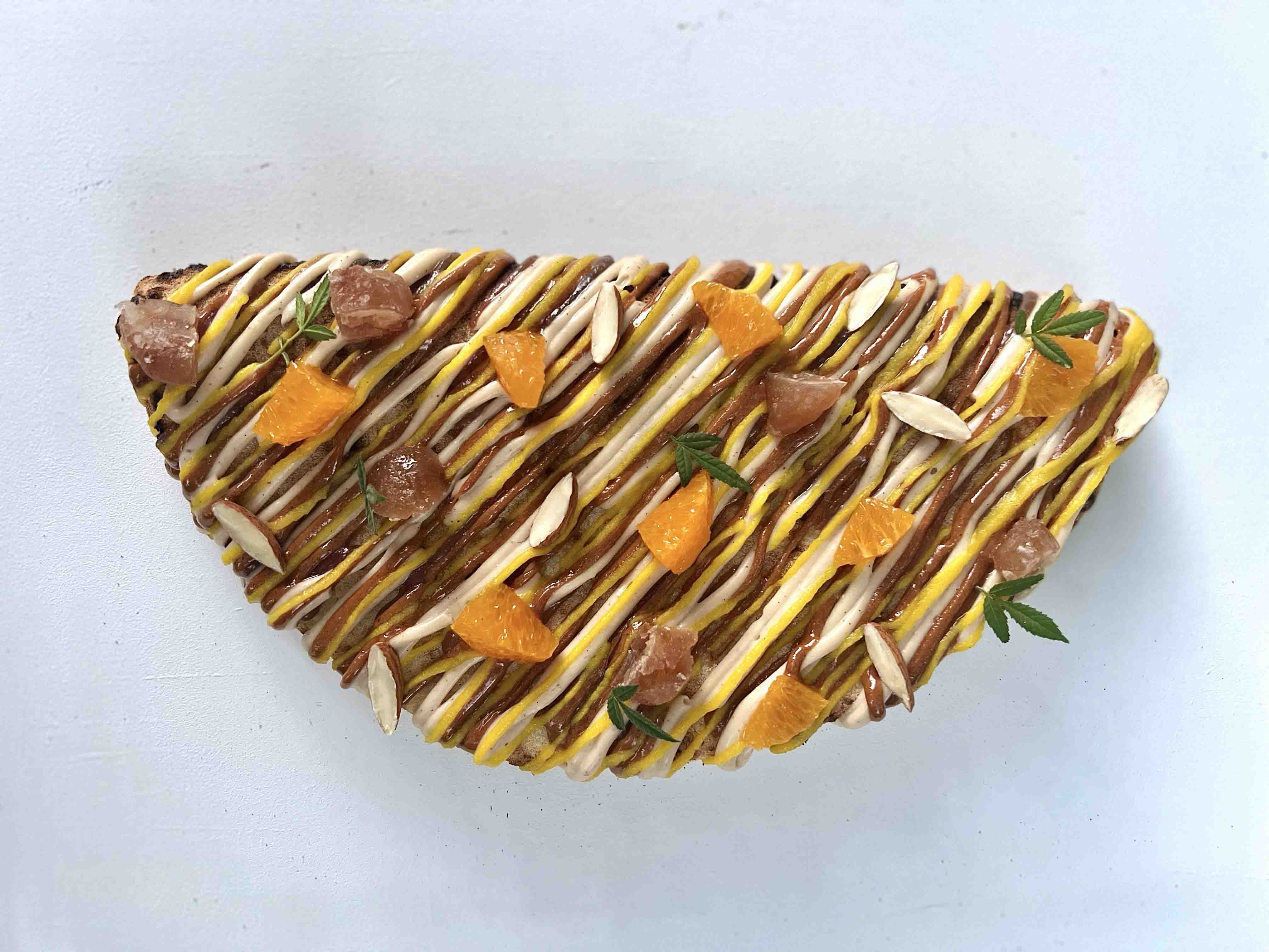 Sweet chestnut and clementine pizza from chef Manon Santini. — Ooni Europe