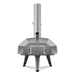 back view of the Karu 12 multi-fuel pizza oven  