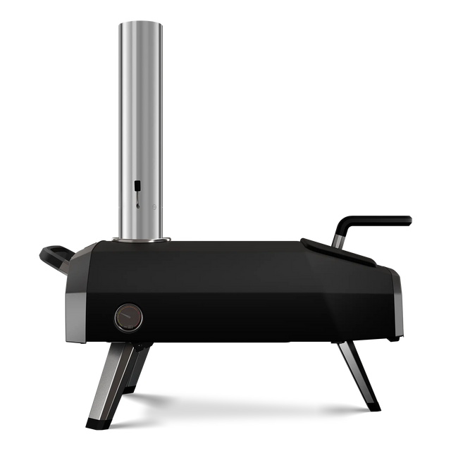 side view of the Karu 2 multi-fuel pizza oven 