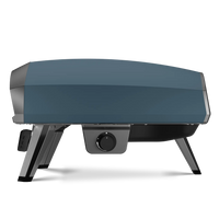 side view of the Ooni Koda 2 Pro gas pizza oven in slate blue 