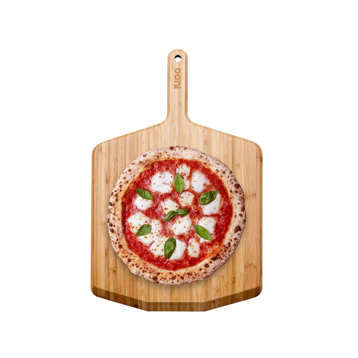 14" Bamboo Pizza Peel & Serving Board | Click this image to open up the product gallery modal. The product gallery modal allows the images to be zoomed in on.