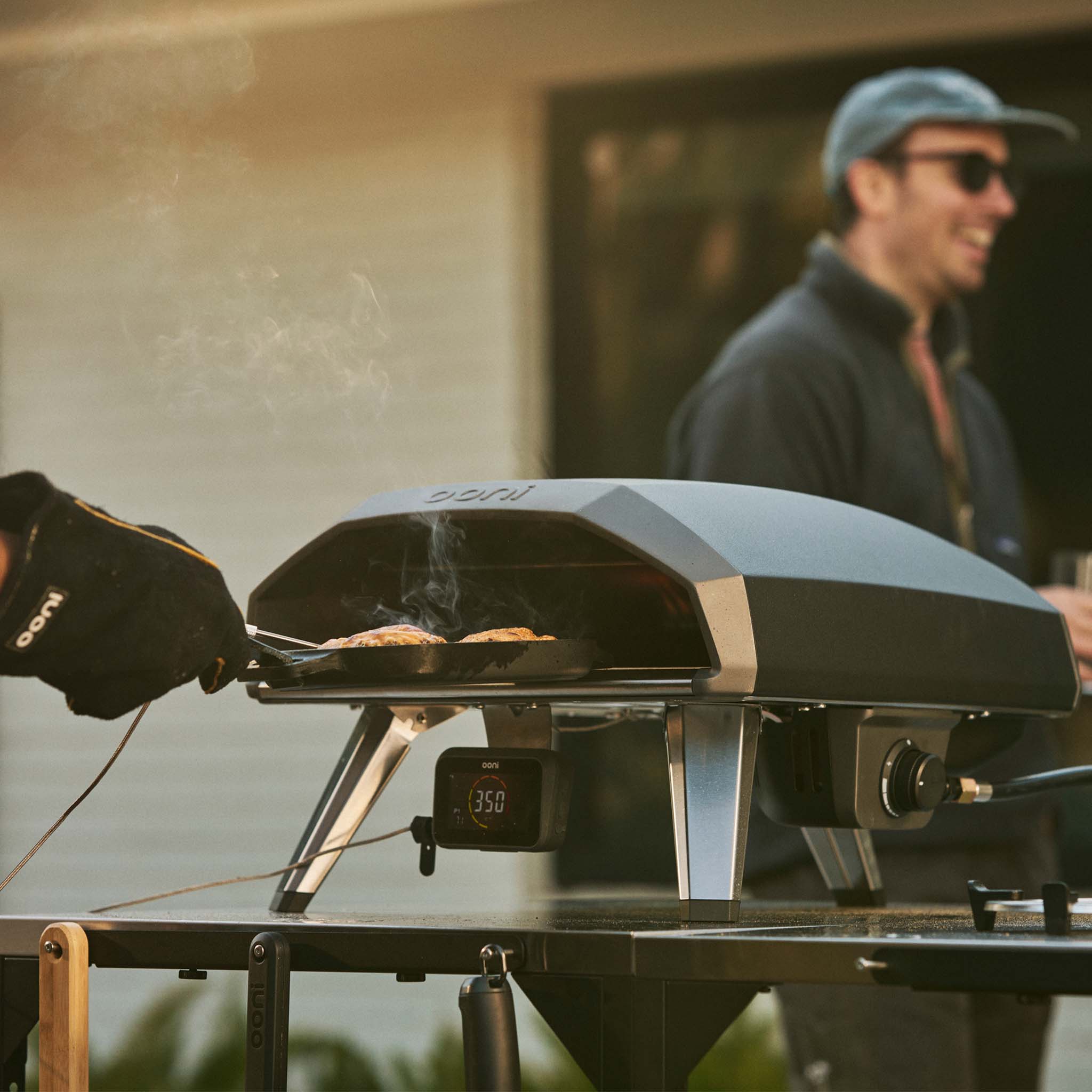 Digital Temperature Hub on Ooni Koda 2 