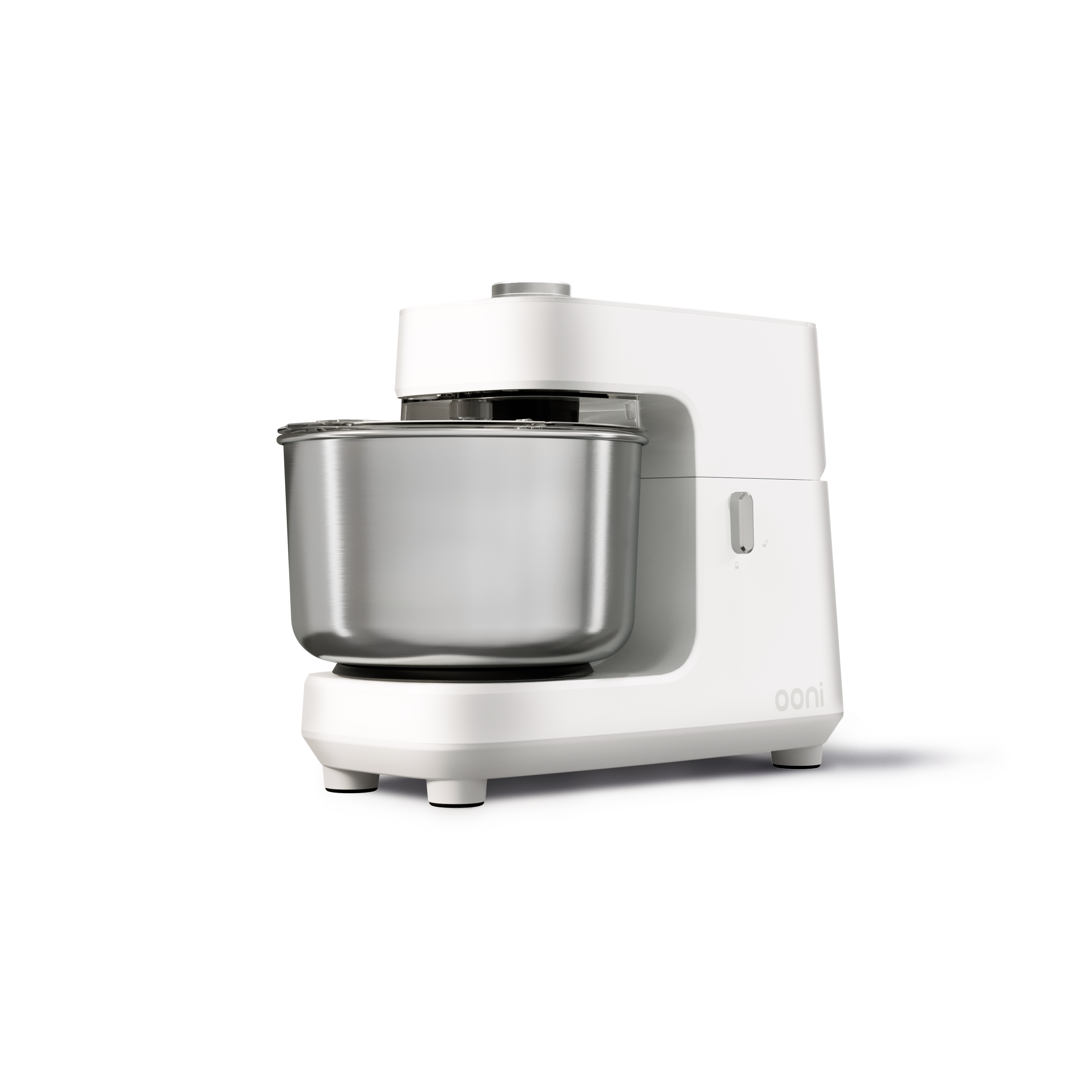 Ooni Halo Core Spiral Mixer in the Polar White colourway and a white background #variant-2