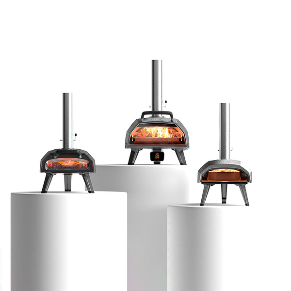 <b><br>Feu de bois & Multi-combustible:</b> Des pizzas authentiques au feu de bois ou bien ajoutez un brûleur à gaz en option pour plus de commodité et de fiabilité.</br>