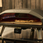 Ooni Koda 2 Max with Rotating Stone and pizza inside
