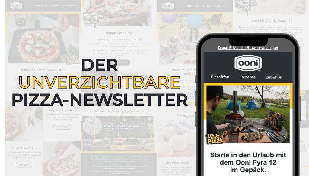 Der unverzichtbare pizza-newsletter