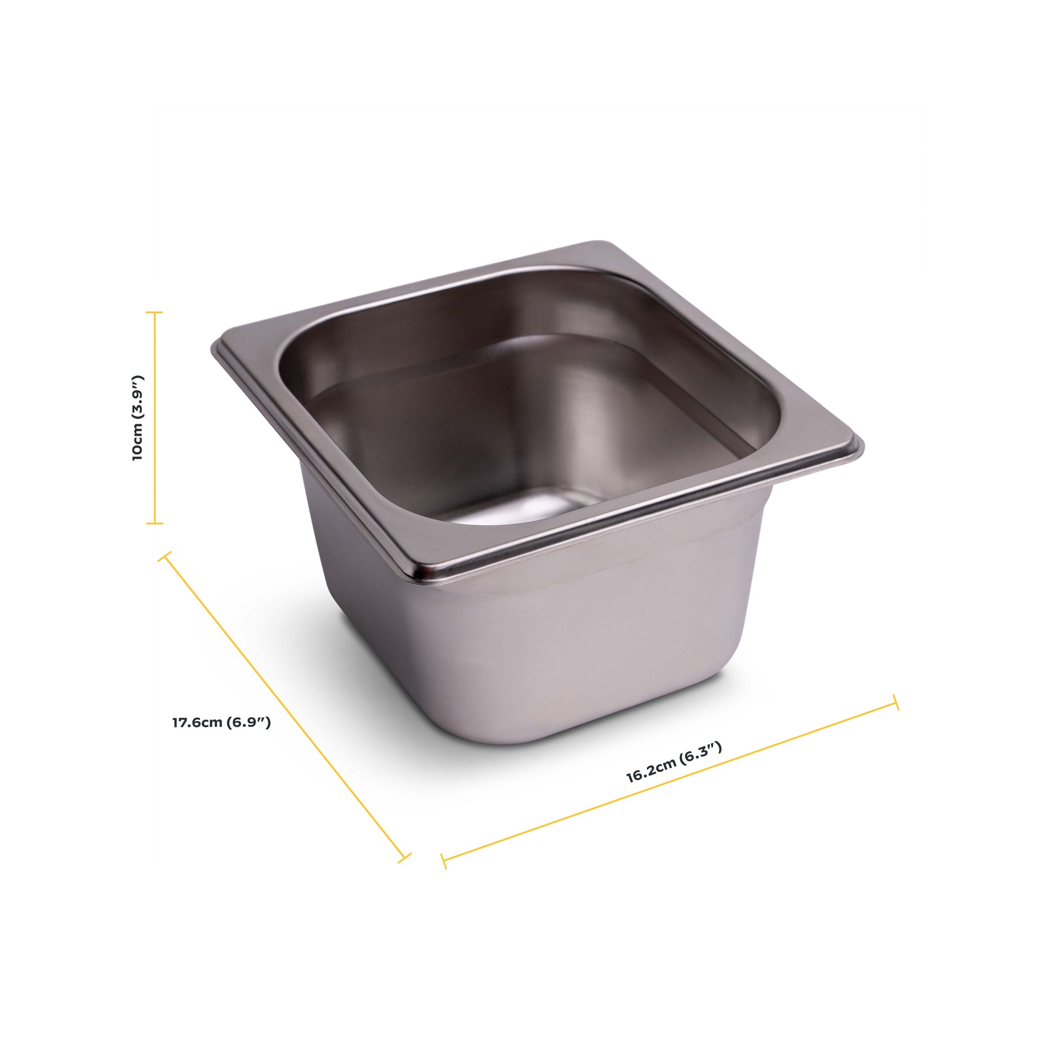 Récipient à Ingrédients Pizza 6 Compartiments - Acier Inoxydable 46x15x9 Cm - Pour épices, Sauces, Buffet - Facile à Nettoyer, Lave-vaisselle
