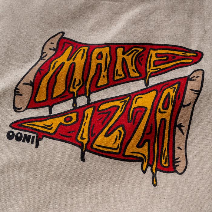Make Pizza Slice Tote Bag - Ooni Europe | Click this image to open up the product gallery modal. The product gallery modal allows the images to be zoomed in on.